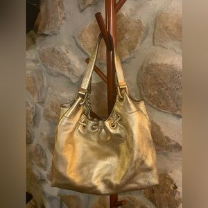 Gold Michael Kors Purse